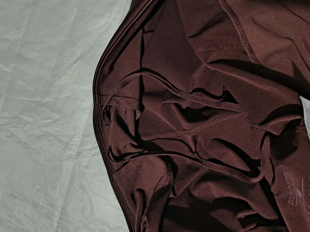 Nike Dri-FIT Leggings Womens 1X Burgundy High Rise Ankle Stretch - Picture 7 of 13
